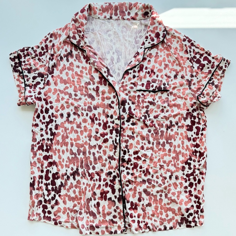 Stars Above Animal Print Pajama Set